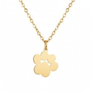 Collar perro huella lisa